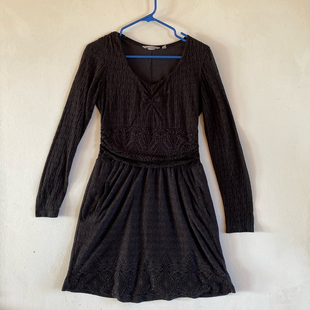 Athleta Perfect Packer Dress in Flint Grey Fireworks Size S